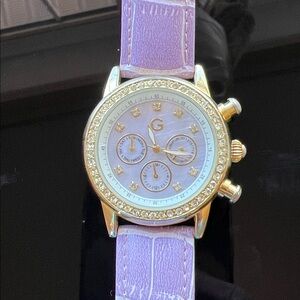 Gossip Purple and Gold Watch
